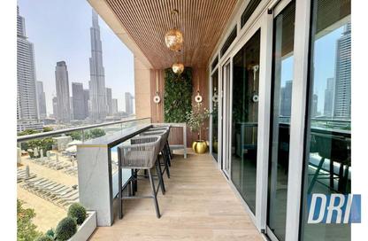 Apartment - 2 - 3 for rent in The Address Residence Fountain Views 2 - The Address Residence Fountain Views - Downtown Dubai - Dubai