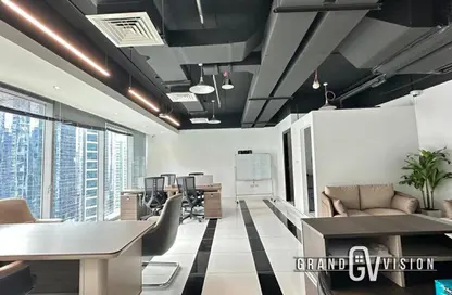 Office Space - Studio - 1 Bathroom for rent in The Binary Tower - Business Bay - Dubai