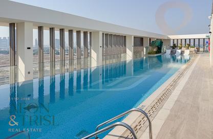 Apartment - 2 - 2 for rent in Binghatti Pinnacle - Dubai Healthcare City 2 - Al Jaddaf - Dubai