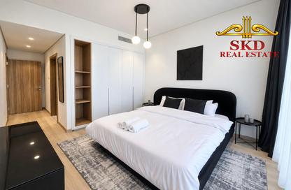 Apartment - 1 - 2 for rent in Blue Waves Tower - Dubai Land Residence Complex - Dubai