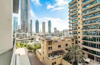 شقة - 1 حمام للايجار في برج التألق 2 - أبراج البريق - دبي مارينا - دبي