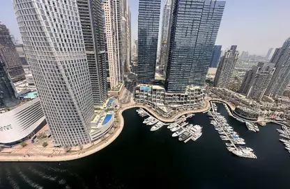 Penthouse - 4 Bedrooms - 5 Bathrooms for rent in Iris Blue - Dubai Marina - Dubai