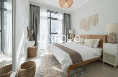 شقة - غرفة نوم - 2 حمامات للايجار في برج Marina Vista 2 - مارينا فيستا - إعمار بيتشفرونت - دبي هاربور - دبي