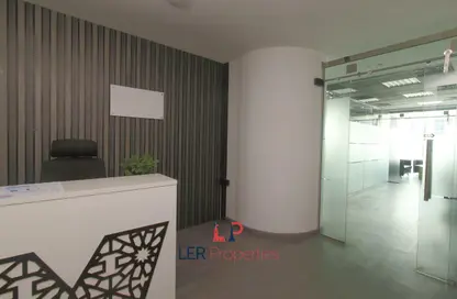 Office Space - Studio - 1 Bathroom for rent in The Prism - Business Bay - Dubai