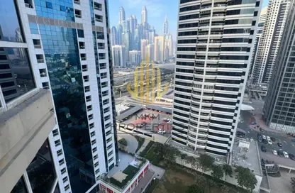 شقة - غرفة نوم - 1 حمام للايجار في بوابة دبي الجديدة 1 - (JLT) مجمع Q - أبراج بحيرات الجميرا - دبي