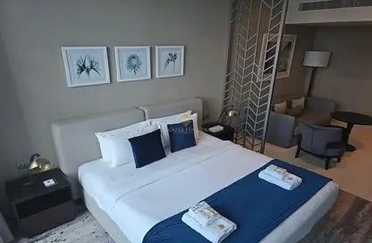 Apartment - Studio - 1 Bathroom for rent in Damac Maison Prive A - Damac Maison Prive - Business Bay - Dubai