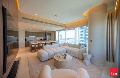 Apartment - 4 Bedrooms - 4 Bathrooms for rent in Grand Bleu Tower 1 - Emaar Beachfront - Dubai Harbour - Dubai