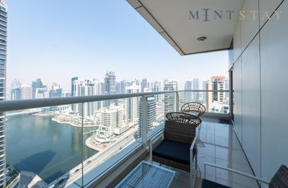 Apartment - 2 - 2 for rent in Continental Tower - Dubai Marina - Dubai