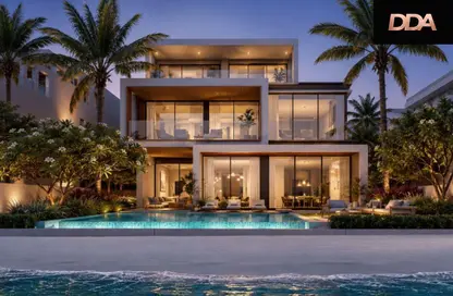 Villa - 5 Bedrooms - 6 Bathrooms for sale in Villa Indigo Ocean Frond N - Villa Indigo Ocean - The Beach Collection Villas - Palm Jebel Ali - Dubai
