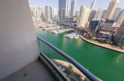 شقة - 2 غرف نوم - 3 حمامات للايجار في رصيف المينا - مارينا وارف - دبي مارينا - دبي