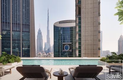 Apartment - 1 Bedroom - 2 Bathrooms for sale in Heights Tower by DIFC - DIFC - Dubai