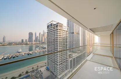 Apartment - 2 Bedrooms - 3 Bathrooms for rent in Grand Bleu Tower 1 - EMAAR Beachfront - Dubai Harbour - Dubai