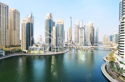 شقة - 2 غرف نوم - 2 حمامات للايجار في برج B  - مارينا فيو - مارينا فيو - دبي مارينا - دبي