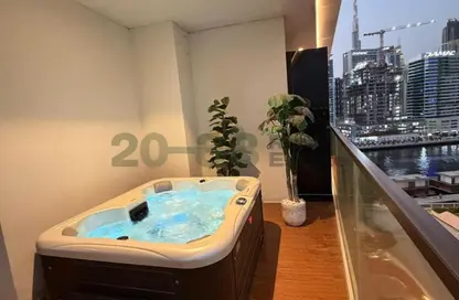 شقة - غرفة نوم - 2 حمامات للايجار في تراسات مراسي درايف - الخليج التجاري - دبي