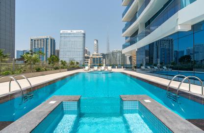 Apartment - Studio - 1 Bathroom for rent in Waves Tower - Business Bay - Dubai