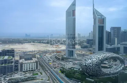 Office Space - Studio - 1 Bathroom for rent in Latifa Tower - Sheikh Zayed Road - Dubai