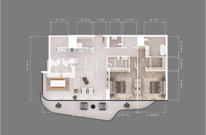 Apartment - 2 Bedrooms - 3 Bathrooms for sale in Mamsha Gardens - Saadiyat Cultural District - Saadiyat Island - Abu Dhabi