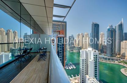 Hotel  and  Hotel Apartment - 2 Bedrooms - 3 Bathrooms for rent in Safeer Tower - Dubai Marina - Dubai