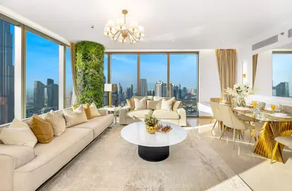 Apartment - 2 Bedrooms - 3 Bathrooms for rent in Boulevard Point - Downtown Dubai - Dubai