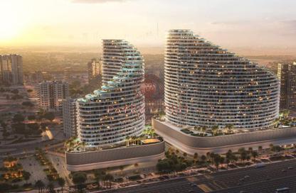 Apartment - 1 Bedroom - 2 Bathrooms for sale in Binghatti Skyflame 1 - Binghatti Skyflame - Majan - Dubai