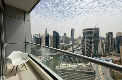 Apartment - 2 Bedrooms - 2 Bathrooms for rent in Bay Central Tower Central - Bay Central - Dubai Marina - Dubai