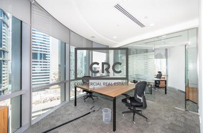 Office Space - Studio - 1 Bathroom for rent in North Tower - Emirates Financial Towers - DIFC - Dubai