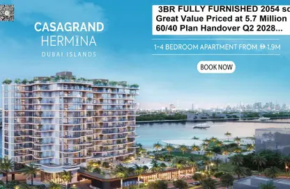 Apartment - 3 Bedrooms - 4 Bathrooms for sale in Hermina By Casagrand - Dubai Islands - Dubai