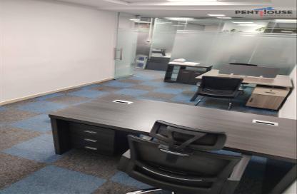 Business Centre - Studio - 2 Bathrooms for rent in Clover Bay Tower - Business Bay - Dubai