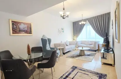 Apartment - 3 Bedrooms - 3 Bathrooms for rent in Beach Tower 1 - Al Khan Lagoon - Al Khan - Sharjah
