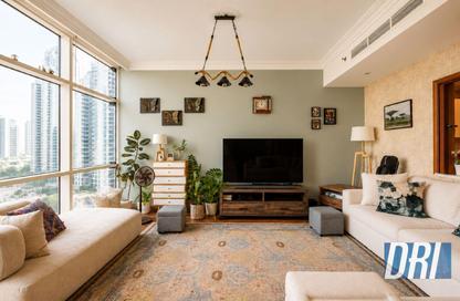 Apartment - 2 - 3 for rent in MAG 218 - Dubai Marina - Dubai