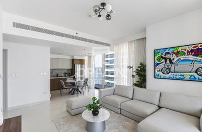 شقة - 2 - 2 للايجار في برج Beach Isle 2 - بيتش آيل - إعمار بيتشفرونت - دبي هاربور - دبي