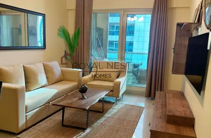 شقة - غرفة نوم - 2 حمامات للبيع في برج مانشستر - دبي مارينا - دبي