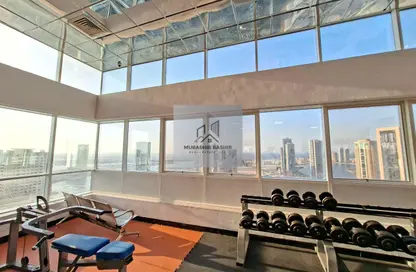 Apartment - 1 Bedroom - 2 Bathrooms for rent in Al Mamzar Plaza - Al Taawun Street - Al Taawun - Sharjah