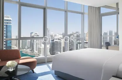 النزل و الشقق الفندقية - 1 حمام للايجار في إنتركونتيننتال دبي مارينا - دبي مارينا - دبي