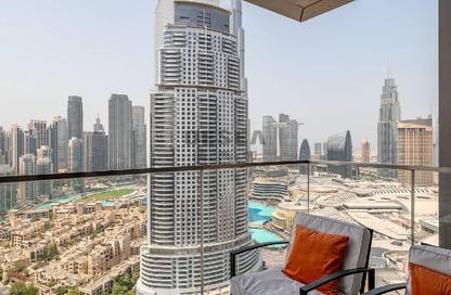 Apartment - 2 Bedrooms - 3 Bathrooms for rent in Boulevard Point - Downtown Dubai - Dubai