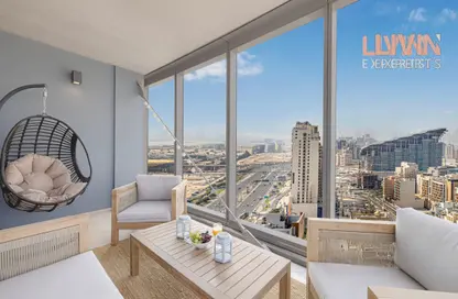 شقة - 2 غرف نوم - 3 حمامات للايجار في D1 برج - القرية التراثية - دبي