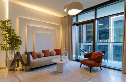 شقة - غرفة نوم - 2 حمامات للايجار في بننسولا 5 - بنينسولا - الخليج التجاري - دبي