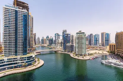 Apartment - 1 Bedroom - 2 Bathrooms for rent in Bay Central West - Bay Central - Dubai Marina - Dubai
