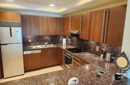 Apartment - 1 Bedroom - 2 Bathrooms for rent in The Fairmont Palm Residence South - The Fairmont Palm Residences - Palm Jumeirah - Dubai