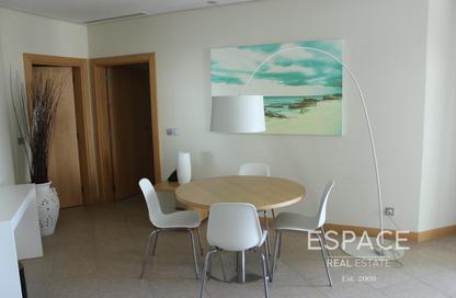 Apartment - 2 - 2 for rent in Al Das - Shoreline Apartments - Palm Jumeirah - Dubai