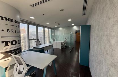 Office Space - Studio - 4 Bathrooms for rent in The Citadel Tower - Business Bay - Dubai