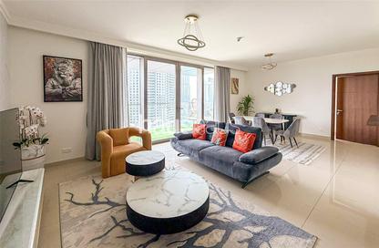 Apartment - 2 Bedrooms - 3 Bathrooms for rent in Boulevard Point - Downtown Dubai - Dubai