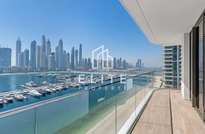 Apartment - 3 Bedrooms - 4 Bathrooms for rent in Palace Beach Residence Tower 1 - Palace Beach Residence - EMAAR Beachfront - Dubai Harbour - Dubai