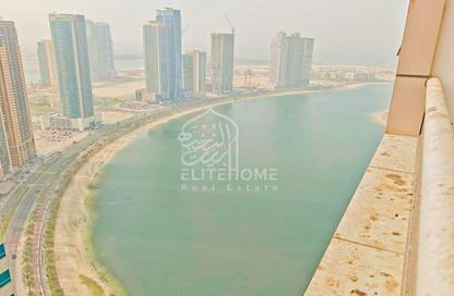 Apartment - 3 Bedrooms - 3 Bathrooms for sale in Al Bandary Twin Towers - Al Khan - Sharjah