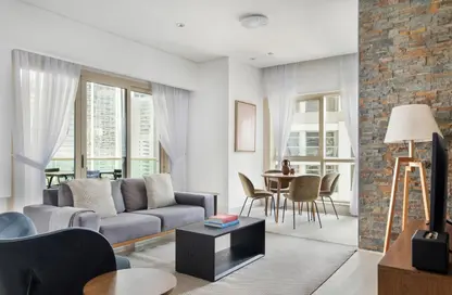 شقة - 2 غرف نوم - 2 حمامات للايجار في رويال أوشيانيك - دبي مارينا - دبي