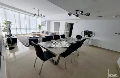 شقة - 3 غرف نوم - 4 حمامات للايجار في 2 برج الاتحاد - أبراج الاتحاد - شارع الكورنيش - أبوظبي