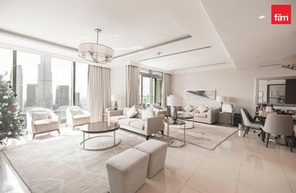 Apartment - 3 - 4 for rent in The Address Residence Fountain Views 1 - The Address Residence Fountain Views - Downtown Dubai - Dubai