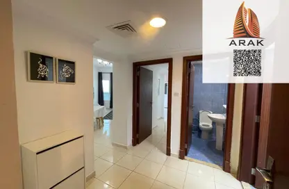 شقة - غرفة نوم - 2 حمامات للايجار في أورينت تاور 1 - أورينت تاور - البستان - عجمان