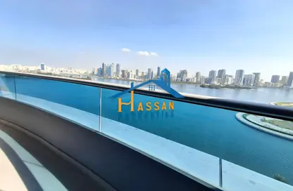 Apartment - 4 Bedrooms - 5 Bathrooms for rent in Blue Tower - Al Majaz 3 - Al Majaz - Sharjah