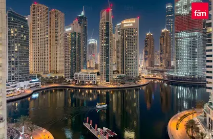 Apartment - Studio - 1 Bathroom for rent in Marina View Tower A - Marina View - Dubai Marina - Dubai